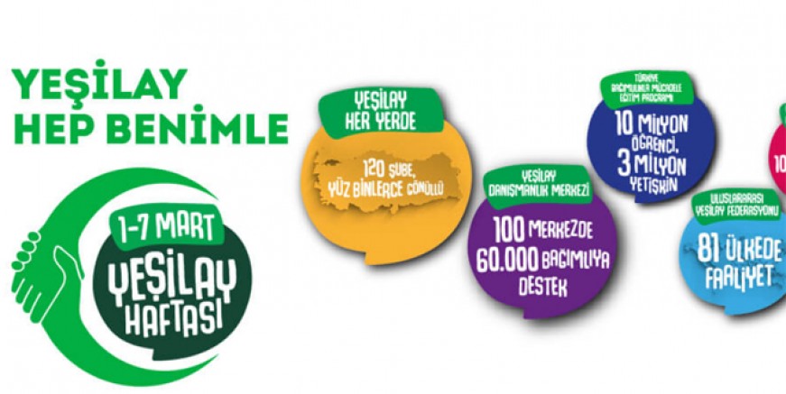 Yeşilay 101. yaşında ‘Hep benimle’ diyor!