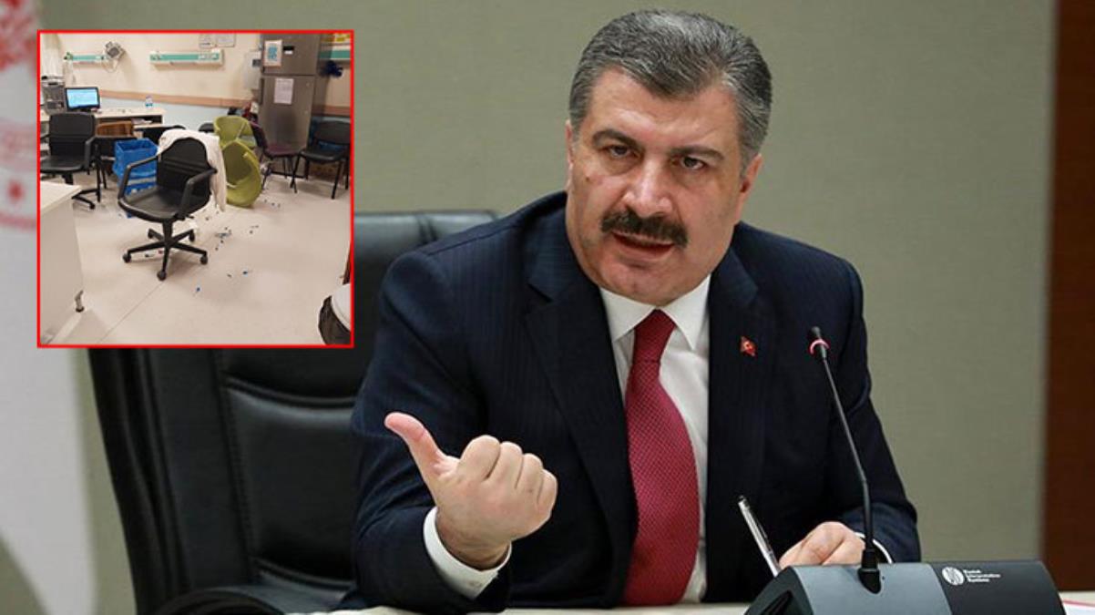 Bakan Fahrettin Koca’dan saldırganlara tepki