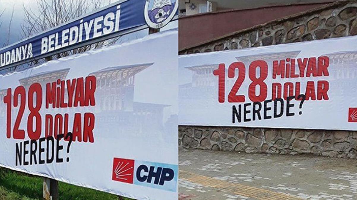 ‘128 milyar dolar nerede?’ afişine soruşturma