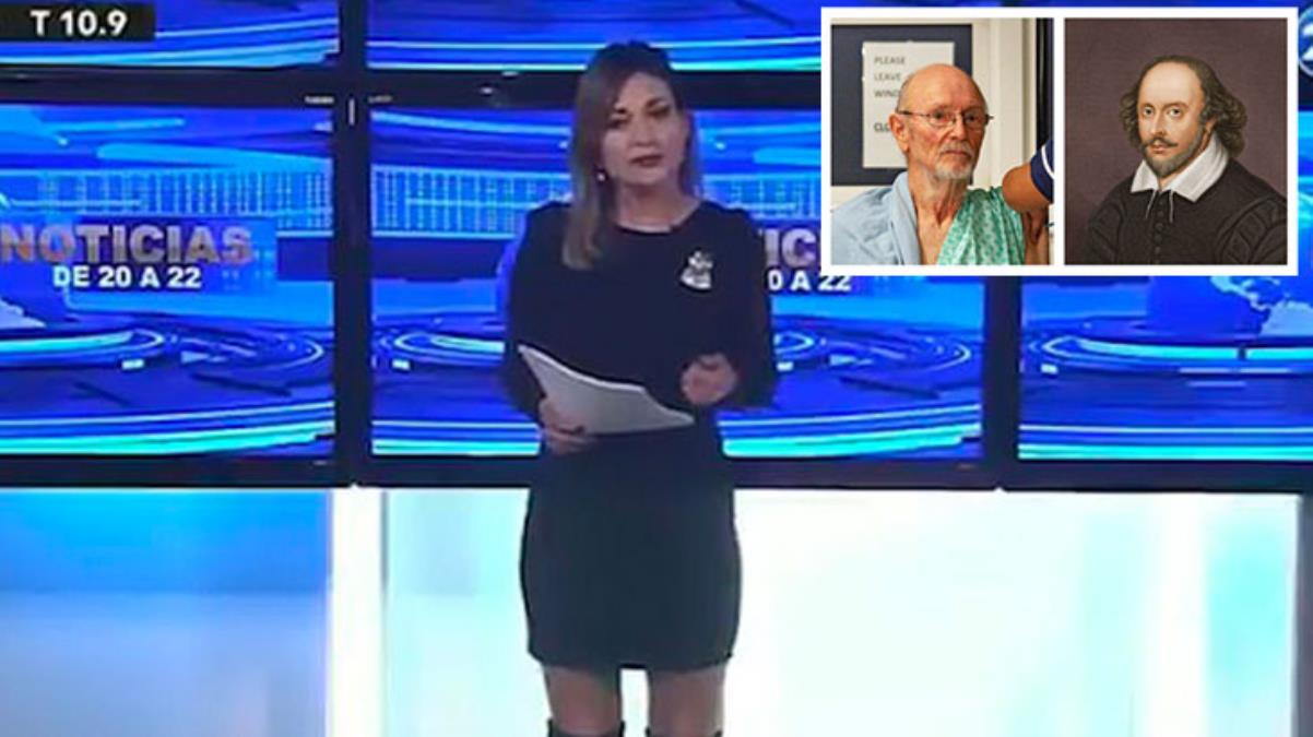 Arjantinli spiker ‘Shakespeare’leri karıştırdı!