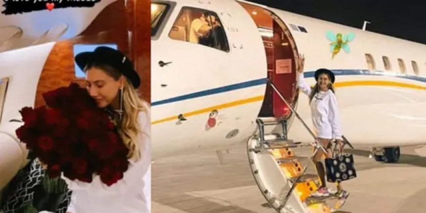 Şeyma Subaşı özel jetine kavuştu