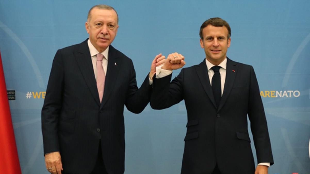 NATO Liderler Zirvesi’nde Erdoğan’la bir araya gelen Macron’dan ilk açıklama: Ortak stratejilerin netleştirilmesine vurgu yaptım