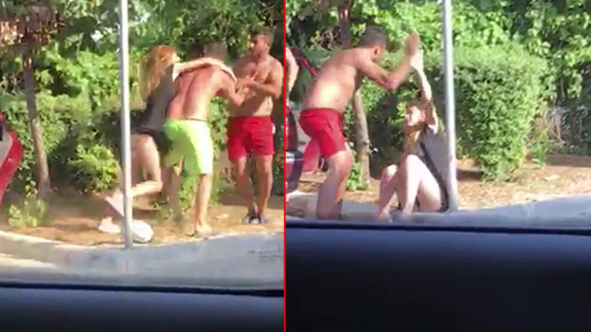 Yeni evli çift Marmaris’i birbirine kattı!