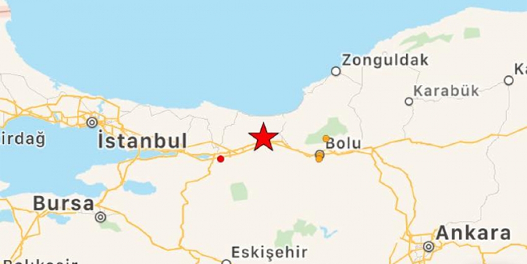 Düzce’de 5.1 büyüklüğünde deprem