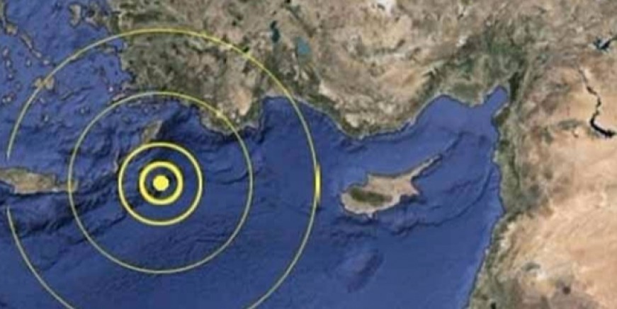 Akdeniz’de 4.1 büyüklüğünde deprem