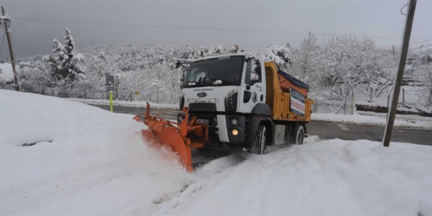 Kartal Belediyesi’nden kar seferberliği