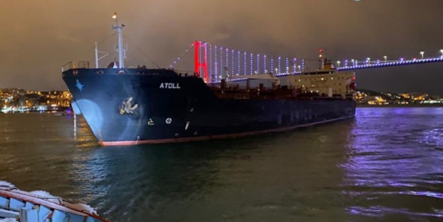 Boğaz’da sürüklenen gemi kurtarıldı