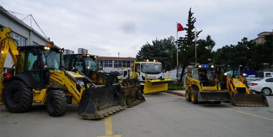 Kartal Belediyesi Aybar Kar Fırtınası’na karşı alarmda!