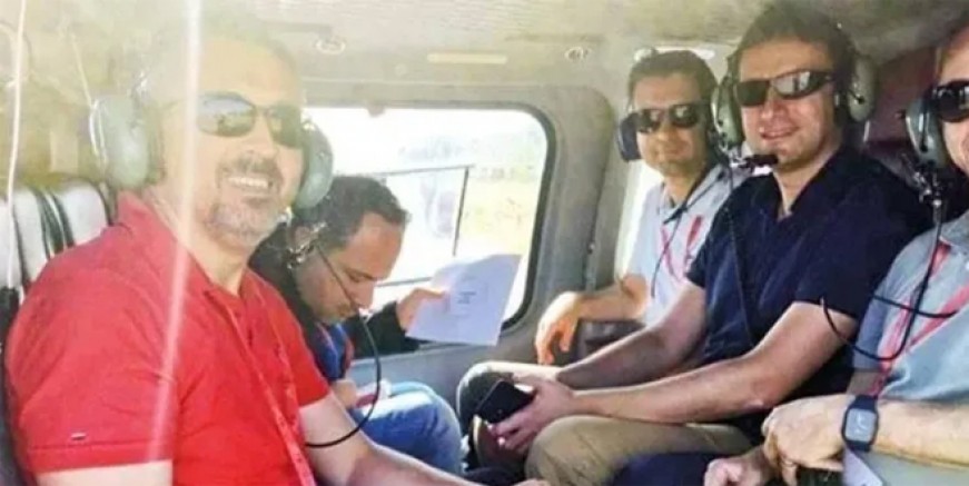 Helikopter faciasından önceki son gülüş!