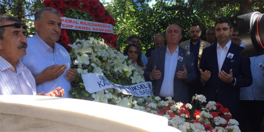 Mehmet Moğultay Zincirlikuyu’da anıldı