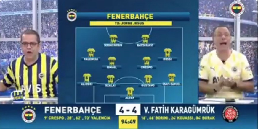 Batshuayi golü attı FBTV spikerleri çıldırdı