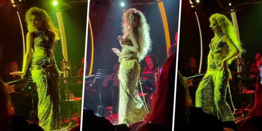 Petek Dinçöz kalça dansıyla döndü!