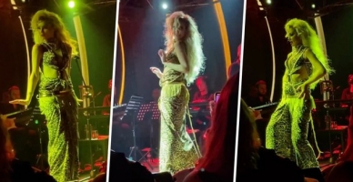 Petek Dinçöz kalça dansıyla döndü!