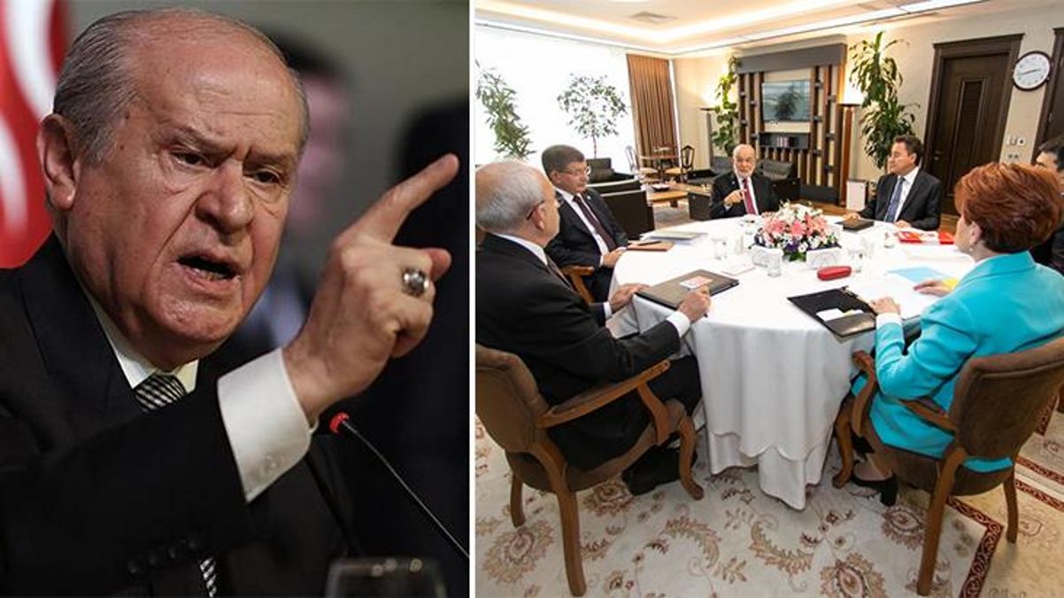 Bahçeli’den 6’lı masaya sert tepki