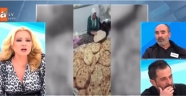 Müge Anlı bacağına bakan konuğu fırçaladı