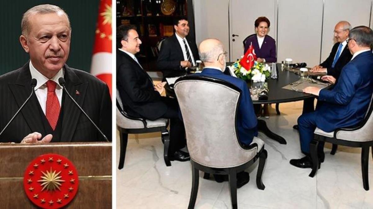 Cumhurbaşkanı Erdoğan’dan 6’lı masaya sert tepki