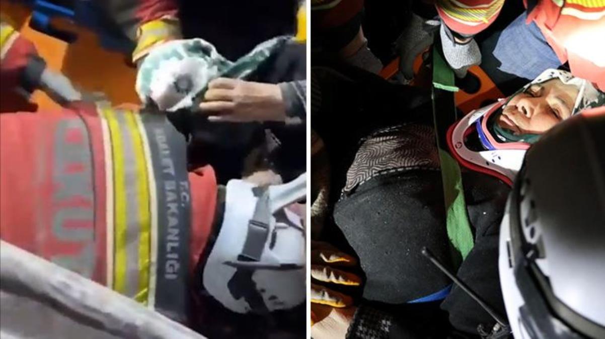 Menekşe teyze enkazdan 121 saat sonra çıkarıldı