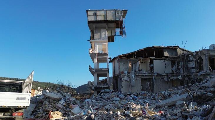 Depremden geriye bu görüntü kaldı