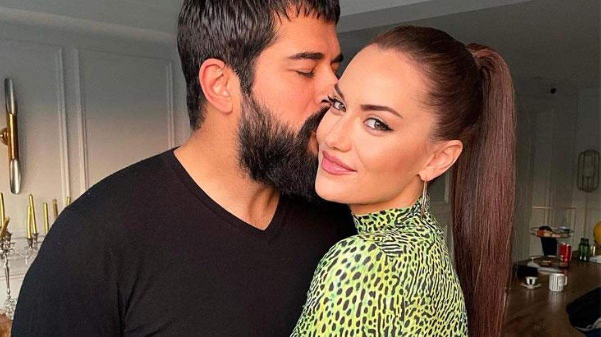 Burak Özçivit’ten Fahriye Evcen’e jest