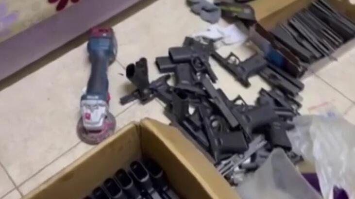 Pendik’te gizli silah imalathanesine baskın