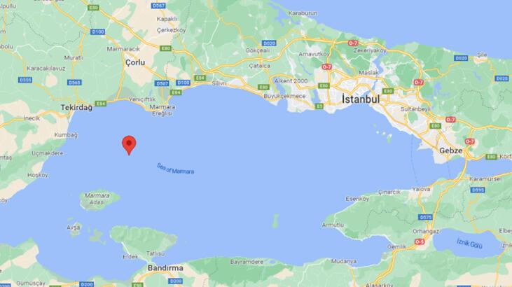Marmara Denizi 3.7 ile sallandı