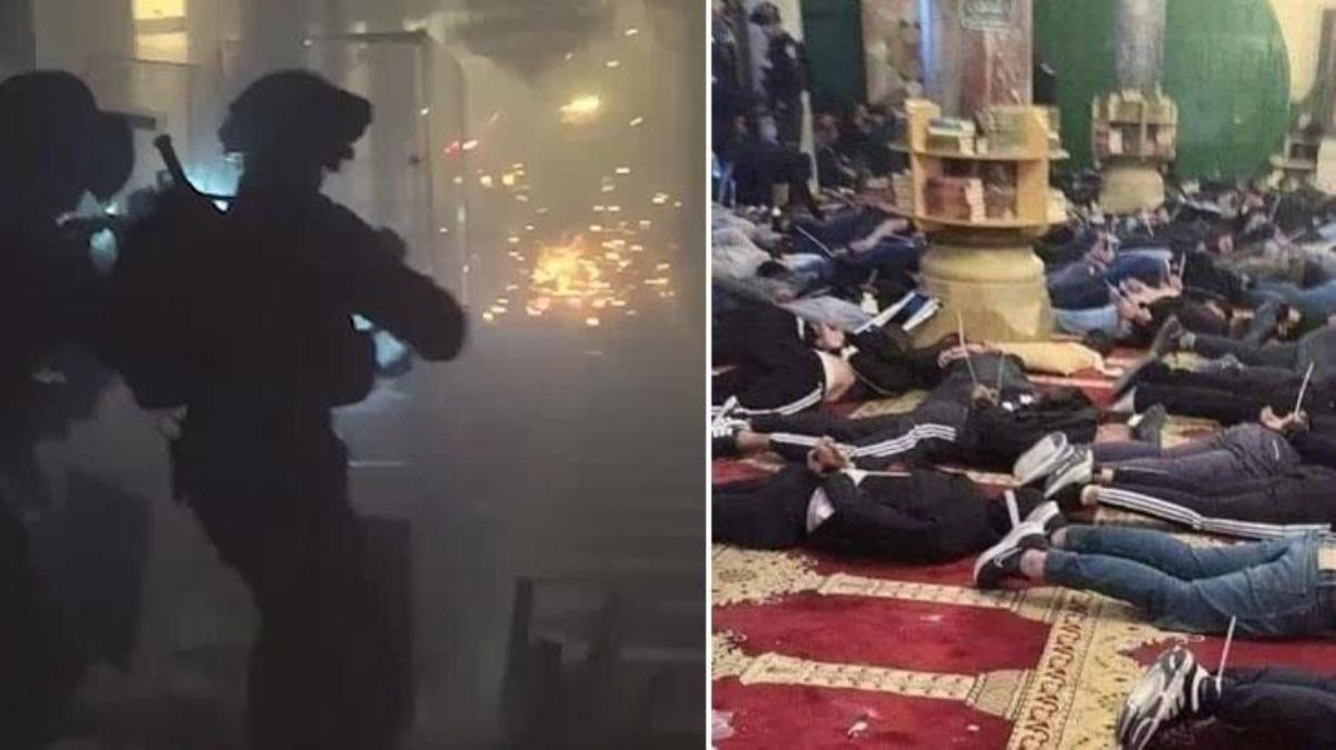 İsrail’den Mescid-i Aksa’ya baskın!