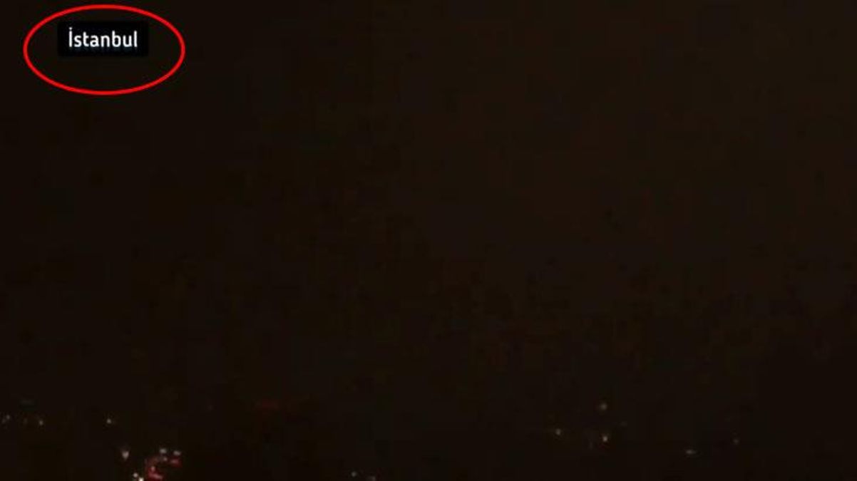 İstanbul’da güneş 5 dakikada yok oldu