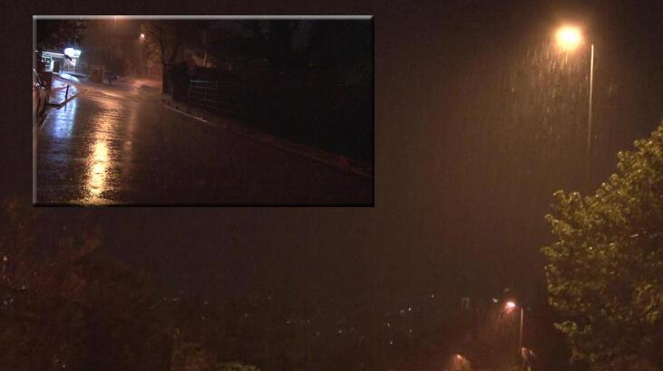 İstanbul’da sağanak yağış etkisini gösterdi!