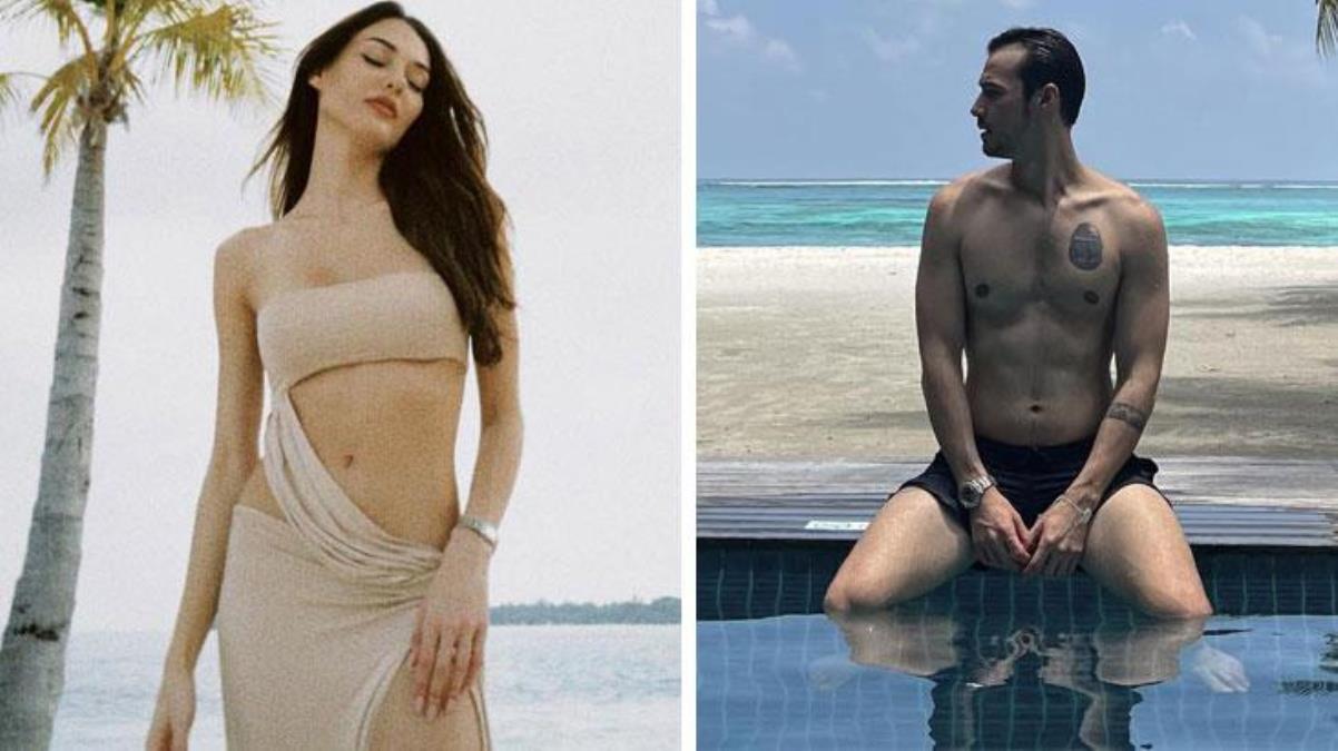 Dilan Çiçek Deniz ve Mert Yazıcıoğlu tatilde