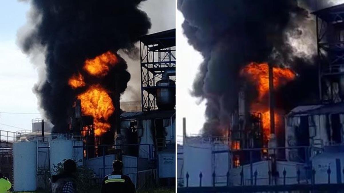 Lüleburgaz’da kimya fabrikasında yangın!