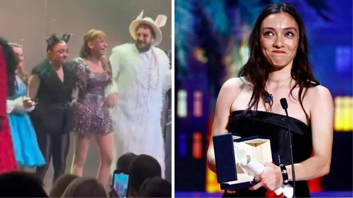Cannes’dan ödülle dönen Merve Dizdar, rol aldığı Alice Müzikali’nde dakikalarca alkışlandı