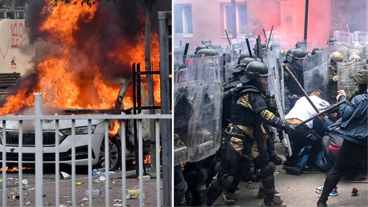 Kosova’da göstericiler NATO askerleriyle çatıştı