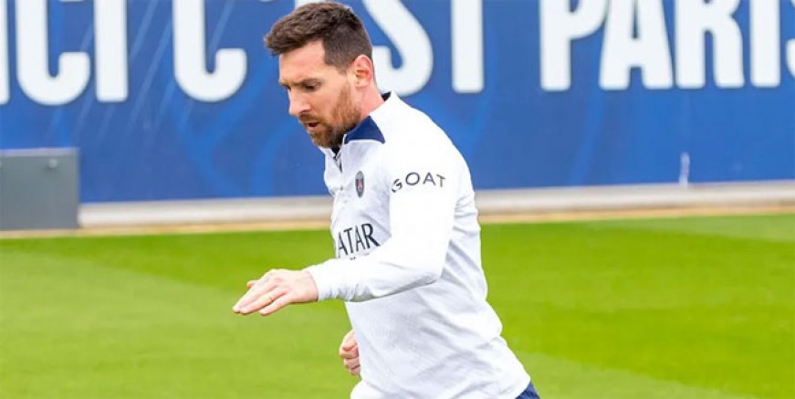 Lionel Messi antremanlara başladı