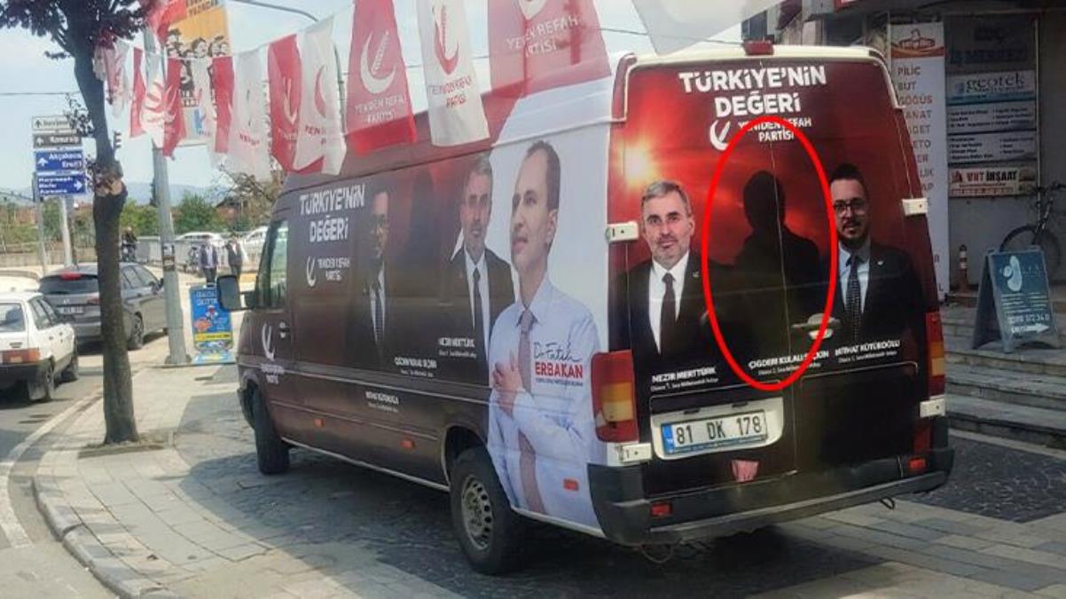 Yeniden Refah Partisi’nde kadın adayın yüzü karartıldı!