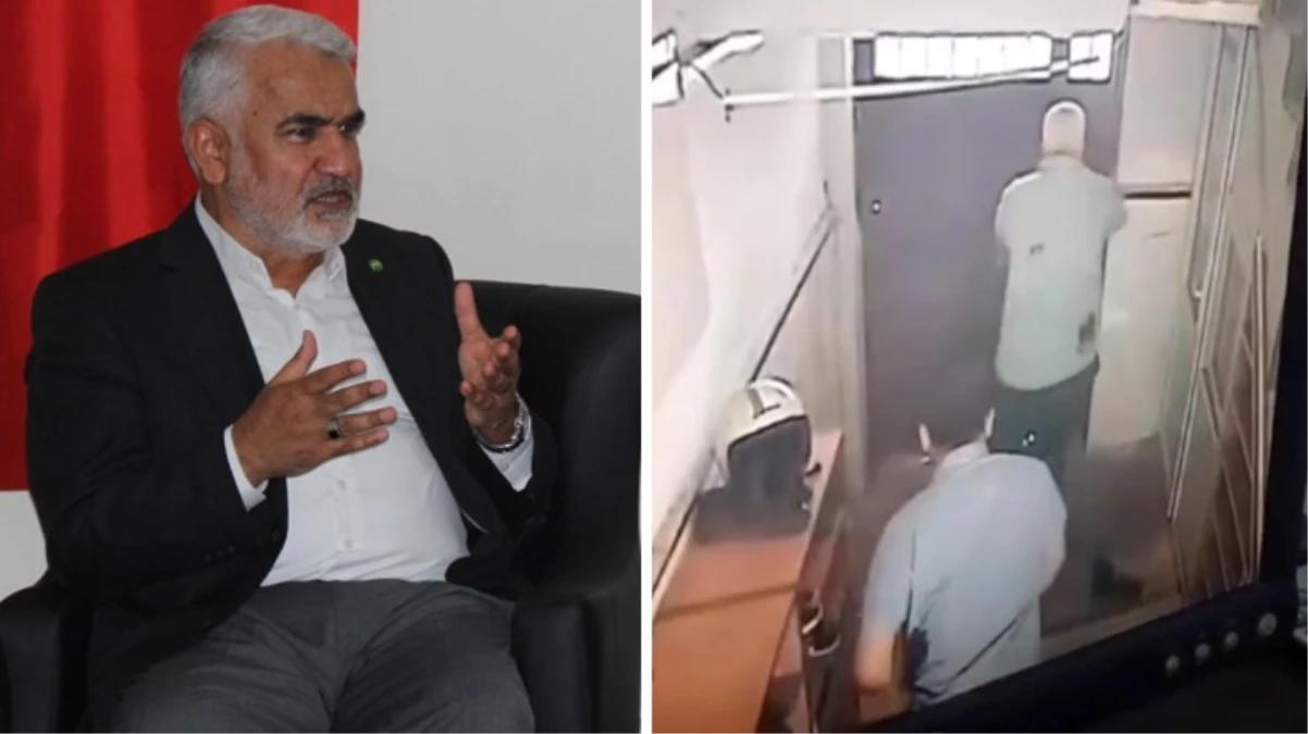 HÜDA PAR Genel Başkanı Yapıcıoğlu, saldırının olduğu il başkanlığına giderek meydan okudu