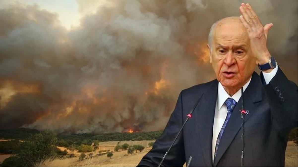 Bahçeli, Çanakkale’deki yangınla ilgili iddialara ateş püskürdü