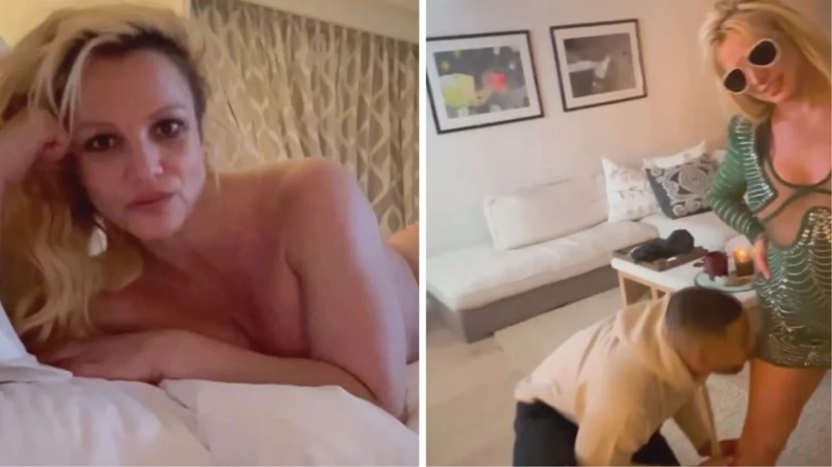 Britney Spears 6 erkekle parti verdi