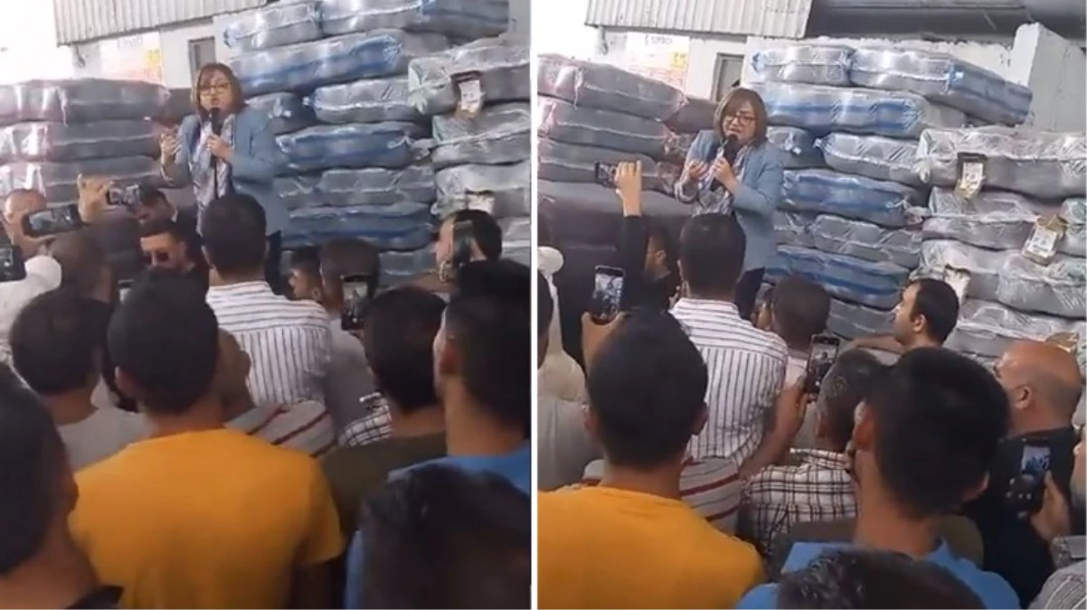 Fatma Şahin, greve çıkan işçileri vazgeçirmeye çalıştı