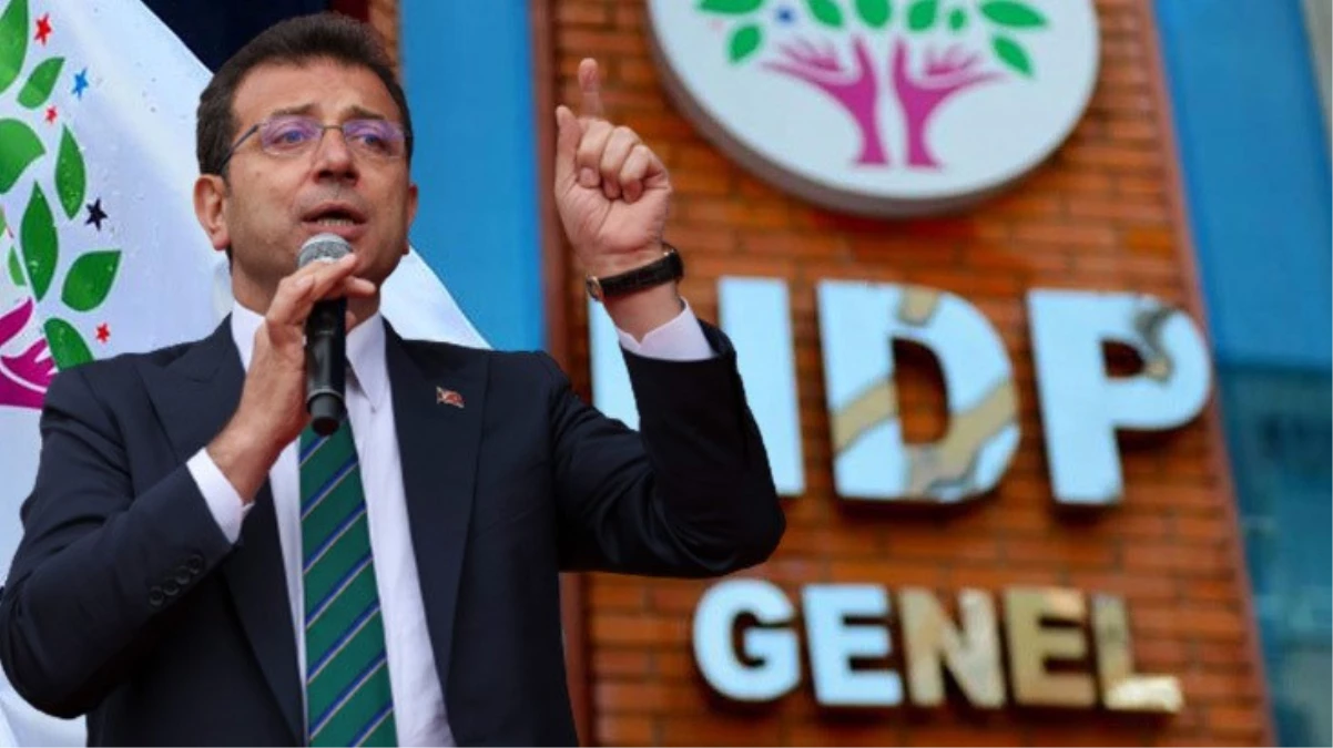 HDP’den Ekrem İmamoğlu’na olay gönderme!