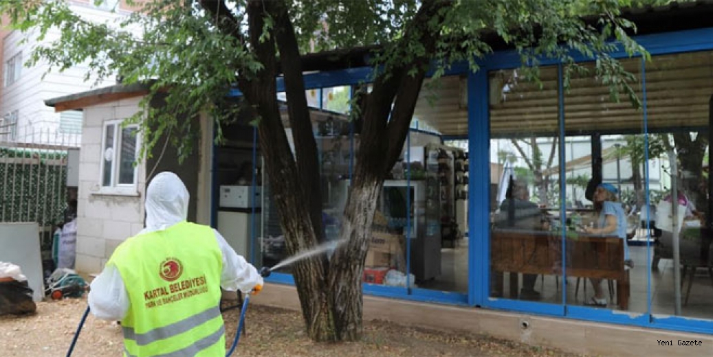 Kartal Belediyesi halk sağlığı için gece gündüz çalışıyor