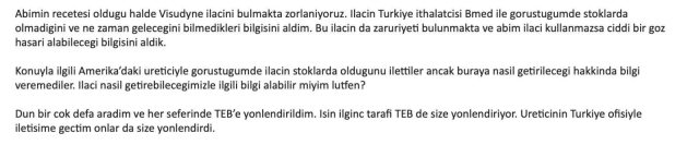 İlaçta büyük mağduriyet! İthalatçı firma ve TEB topu birbirine atıyor