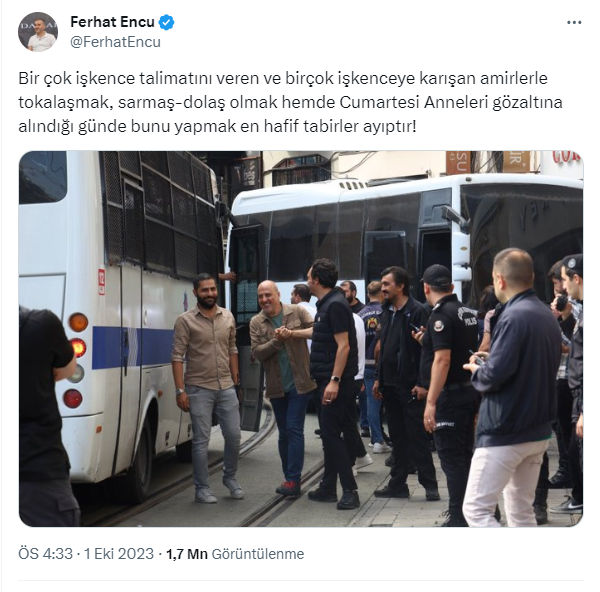 Ahmet Şık'ın polis amirleriyle sarmaş dolaş fotoğrafları HDP'li ismi rahatsız etti