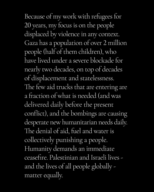 Angelina Jolie, Gazze'de binlerce masumu katleden İsrail'e tepki gösterdi