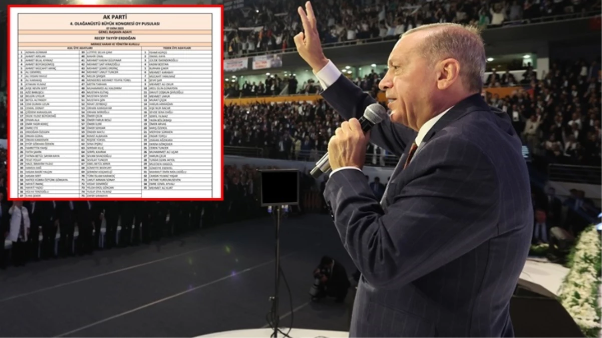 AK Parti’nin MKYK listesinde 49 isim çizik yedi, aralarında Binali Yıldırım da var