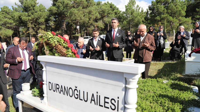 Ali Duranoğlu kabri başında anıldı