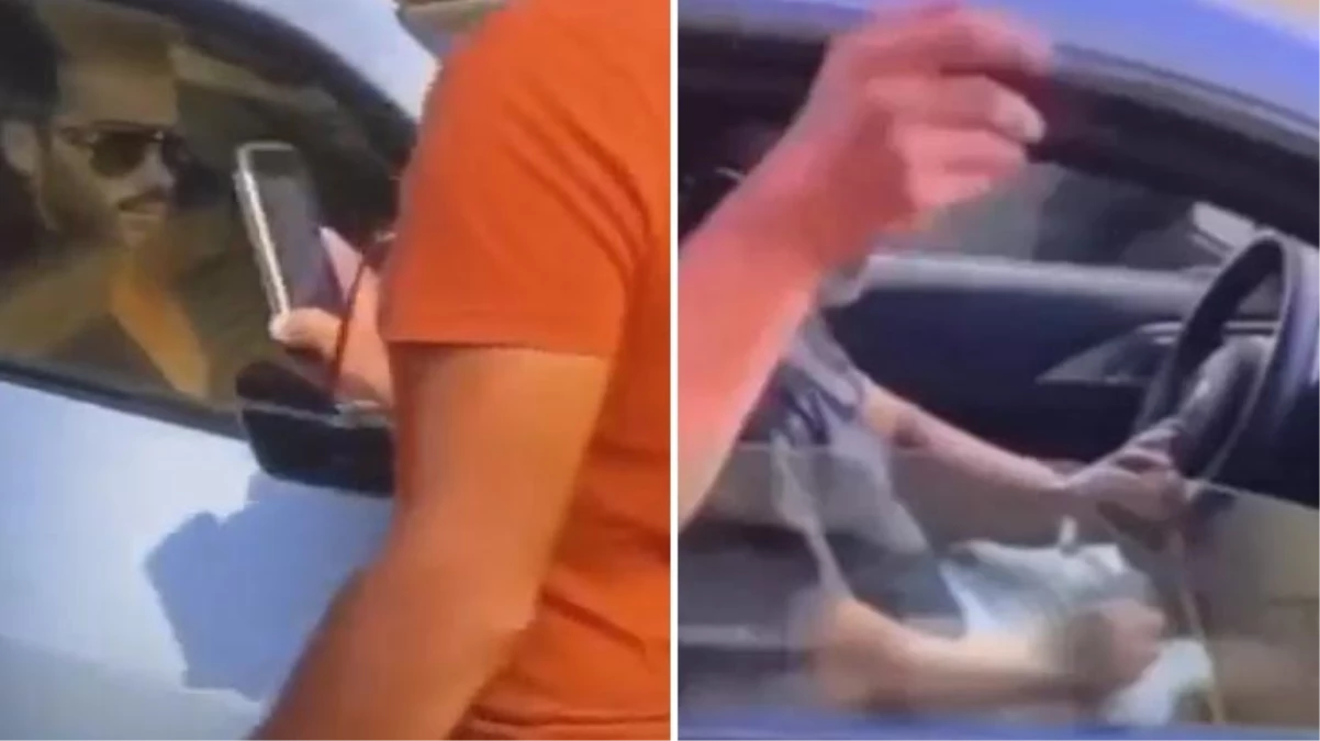 Can Yaman kendisini çeken hayranının telefonunu yere fırlattı