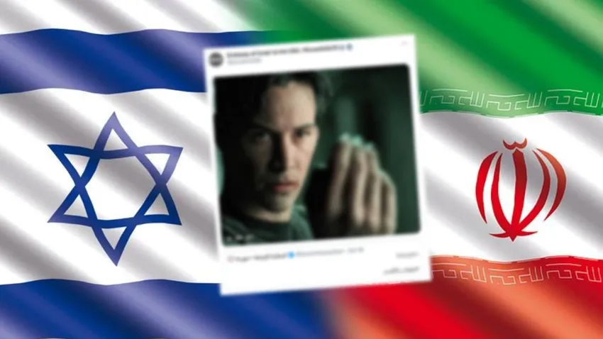 İsrail’den İran’a Matrix göndermesi