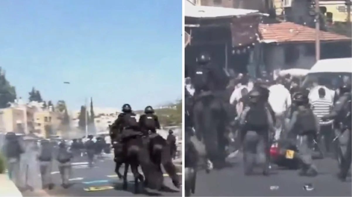 Kudüs’te gerilim iyice tırmandı müslümanlara sert müdahale