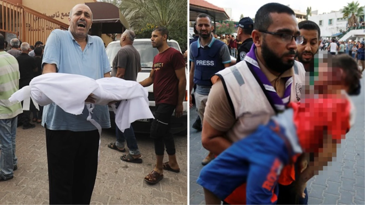 İsrail karanlığa gömülen Gazze’yi aralıksız vuruyor!