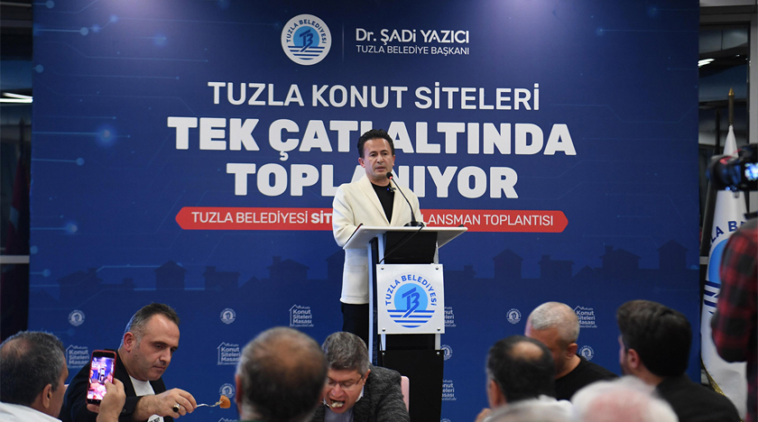 Tuzla Belediyesi İlçedeki 275 Site İçin Çözüm Masası Kurdu